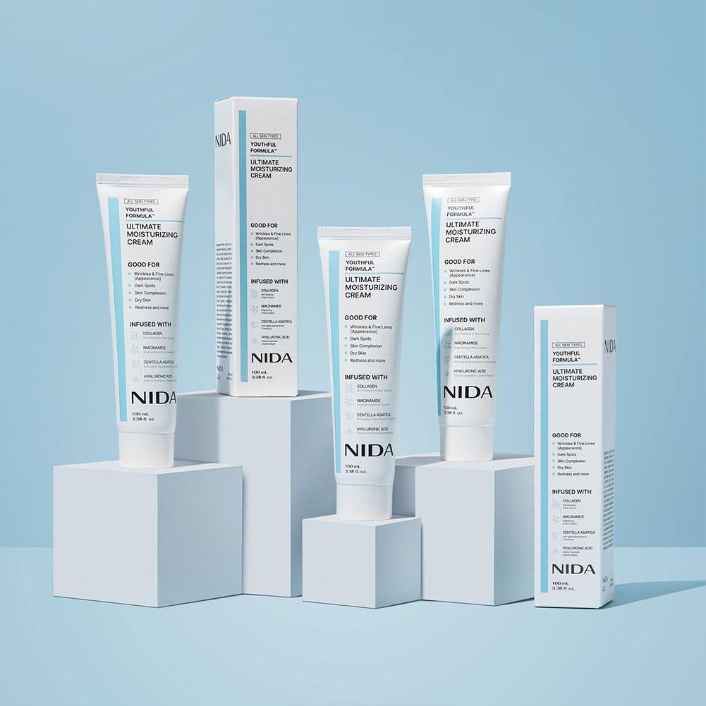 Skincare Centella - Krim Pelembab NIDA Centella Asiatica, Niacinamide,