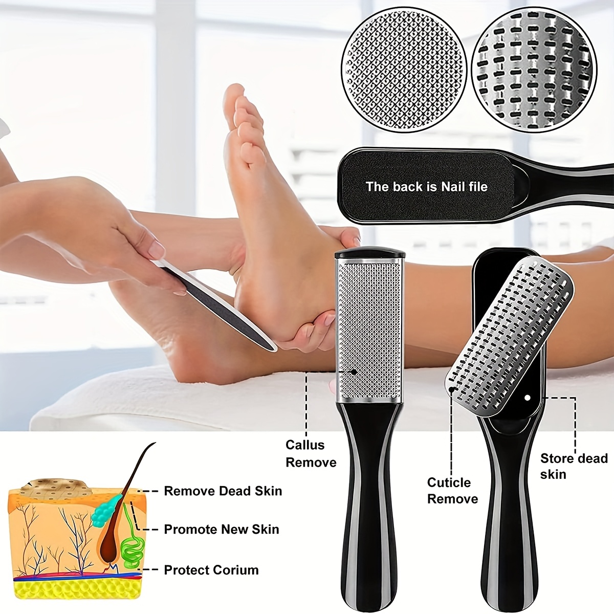 Skincare Ingredients Checker - Set Alat Pedikur Baja Tahan Karat,