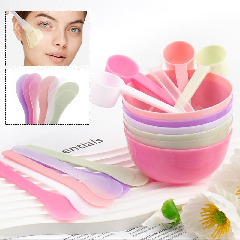 Skincare Ingredients Checker - Alat Pencampur Masker Wajah Plastik DIY,