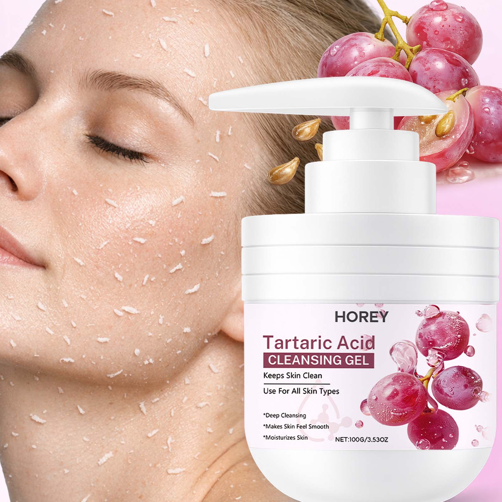 Gel Pembersih Asam Tartarat Pe - Licorice Root Extract ulasan dan harga