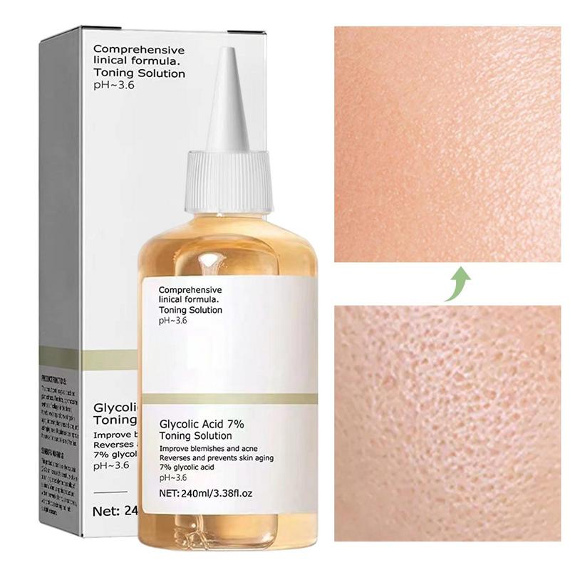 Toner Wajah Eksfoliasi, esensi - Glycolic Acid Exfoliant ulasan dan harga