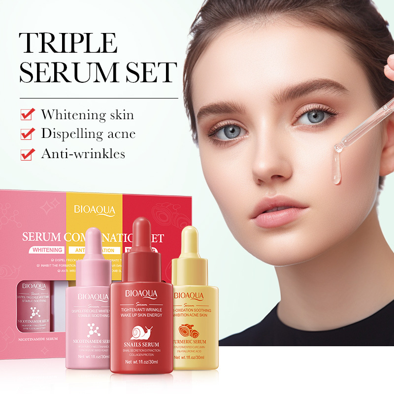 BIOAQUA Vitamin C Retinol, set - Skincare Retinol ulasan dan harga