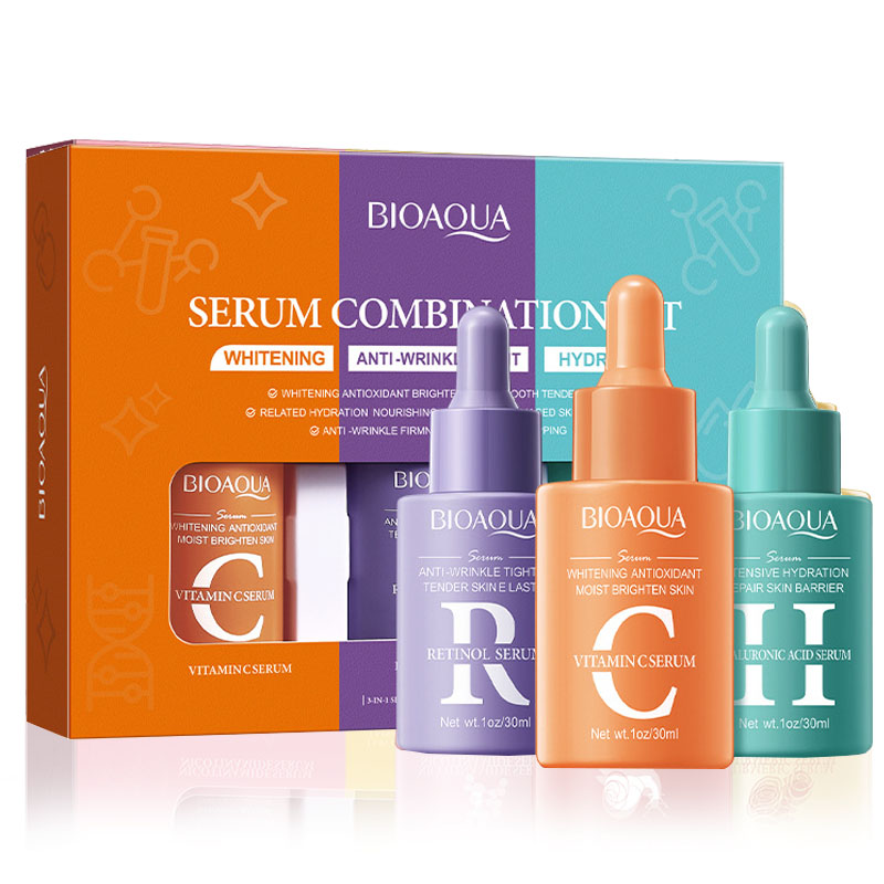 BIOAQUA Vitamin C Retinol, set - Skincare Retinol ulasan dan harga