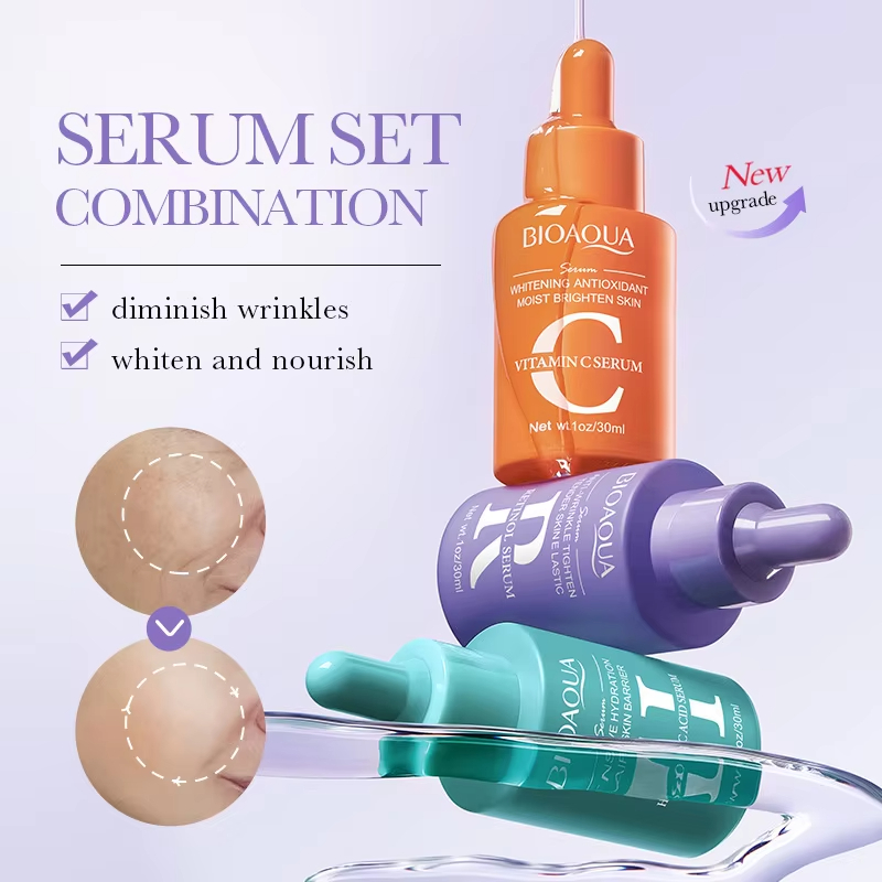BIOAQUA Vitamin C Retinol, set - Skincare Retinol ulasan dan harga
