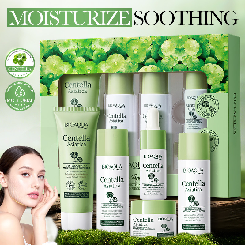 5pcs/set BIOAQUA Centella Asia - Skincare Centella ulasan dan harga