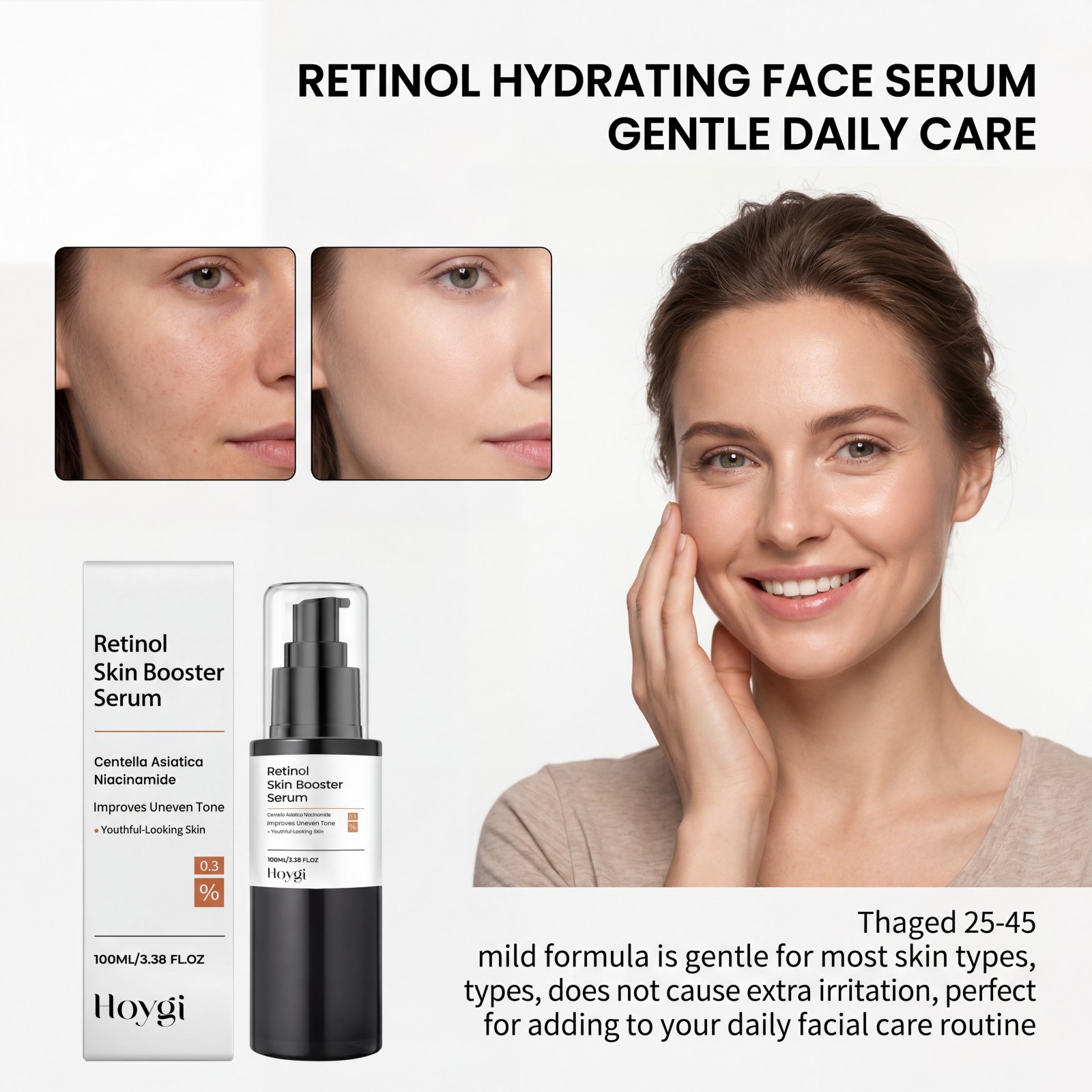 Serum Retinol 100ml, Serum Waj - Skincare Ingredients ulasan dan harga