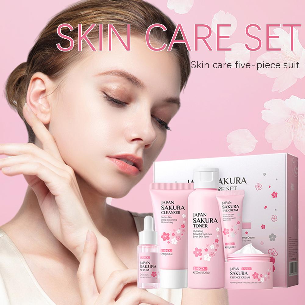 Set Perawatan Kulit Sakura 5/3 - Skincare Centella ulasan dan harga