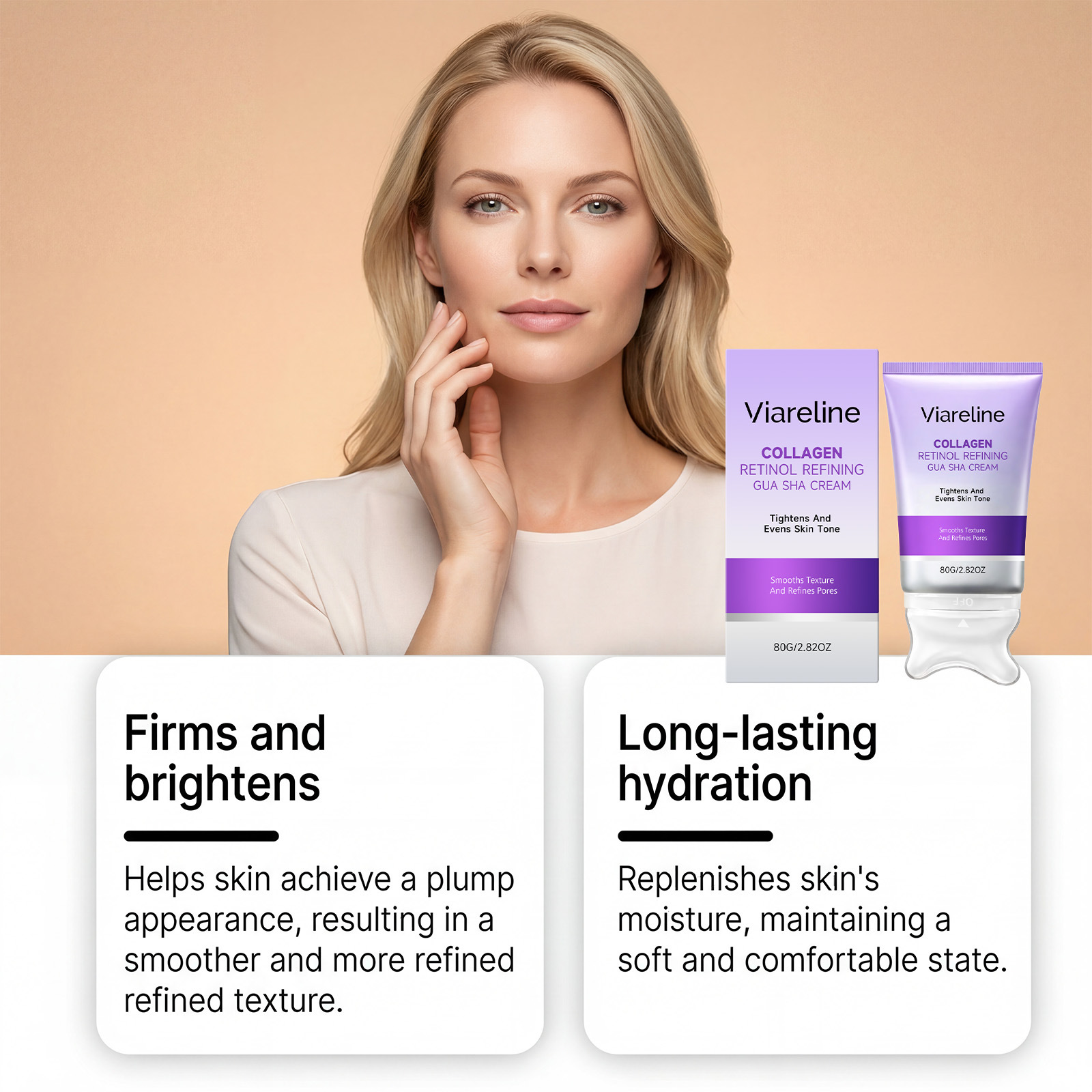 Krim Wajah Pelembab Kolagen Re - Skincare Retinol ulasan dan harga