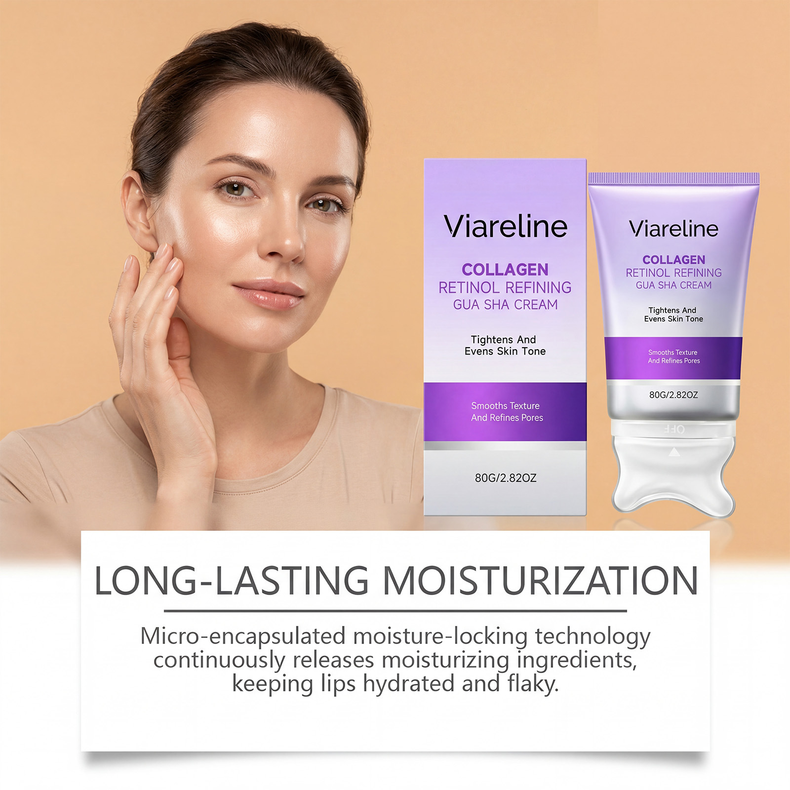 Krim Wajah Pelembab Kolagen Re - Skincare Retinol ulasan dan harga