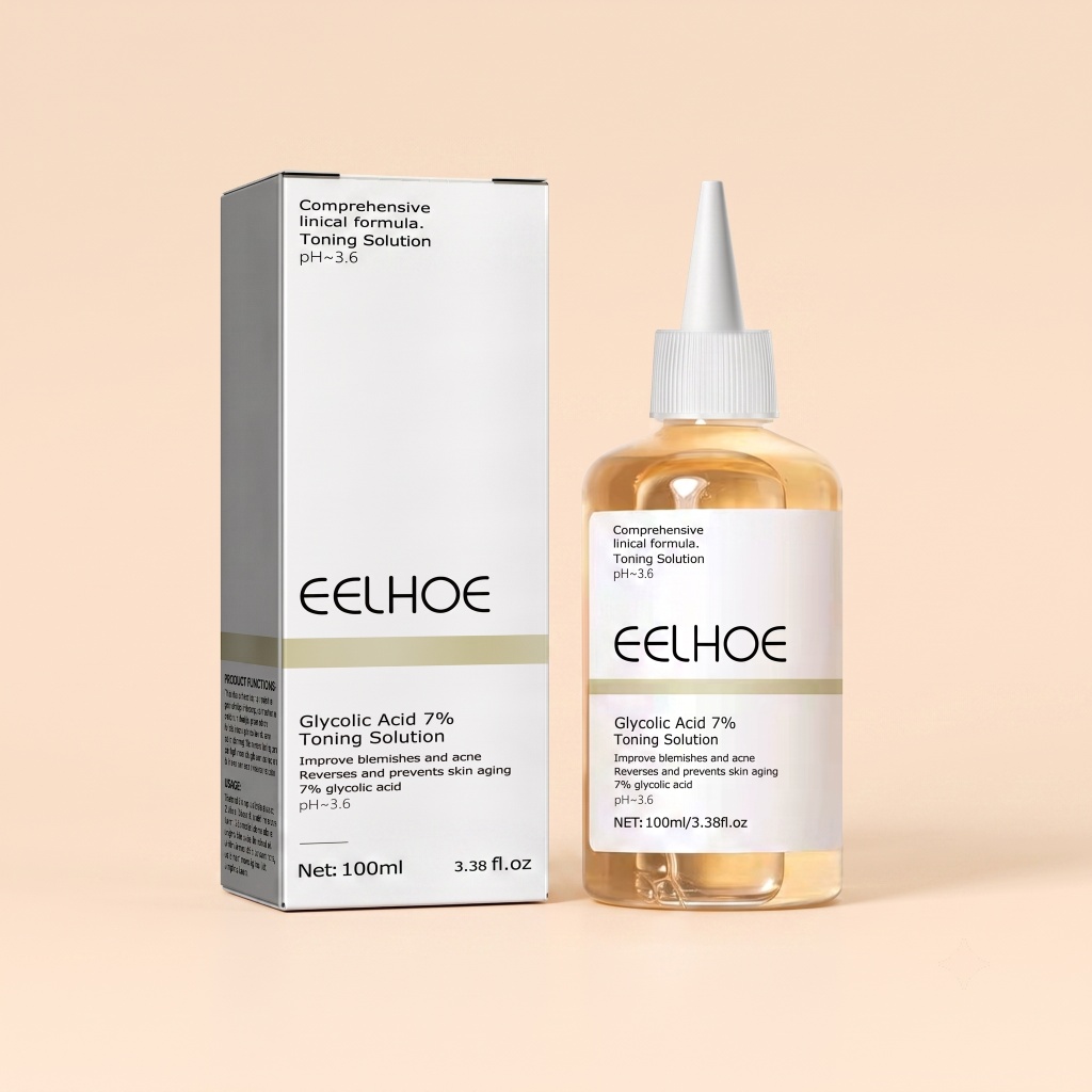 Larutan Toner Wajah Asam Gliko - Glycolic Acid Exfoliant ulasan dan harga