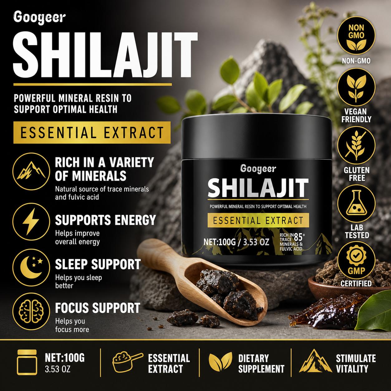 Ekstrak Shilajit Googeer Bubuk - Licorice Root Extract ulasan dan harga