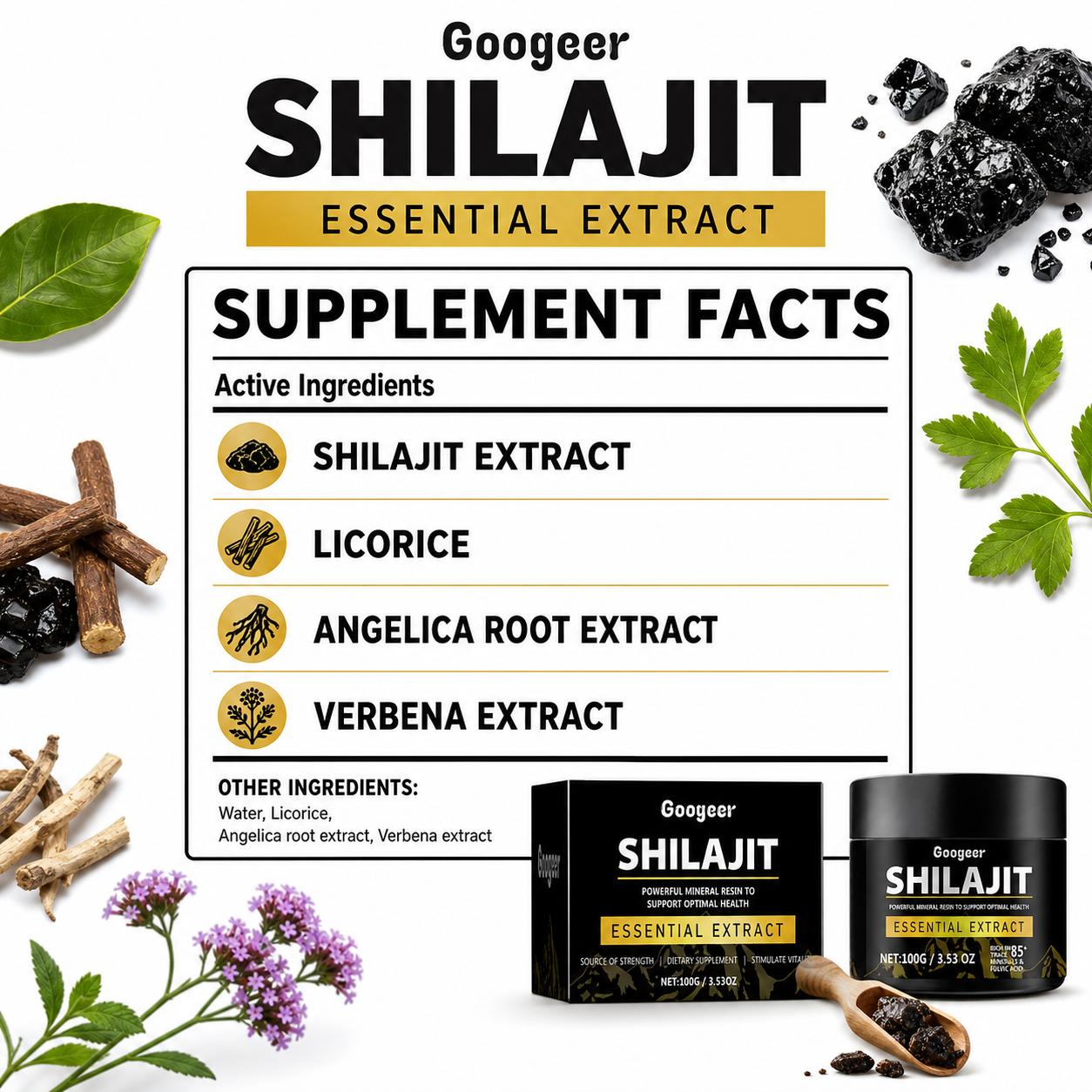 Ekstrak Shilajit Googeer Bubuk - Licorice Root Extract ulasan dan harga