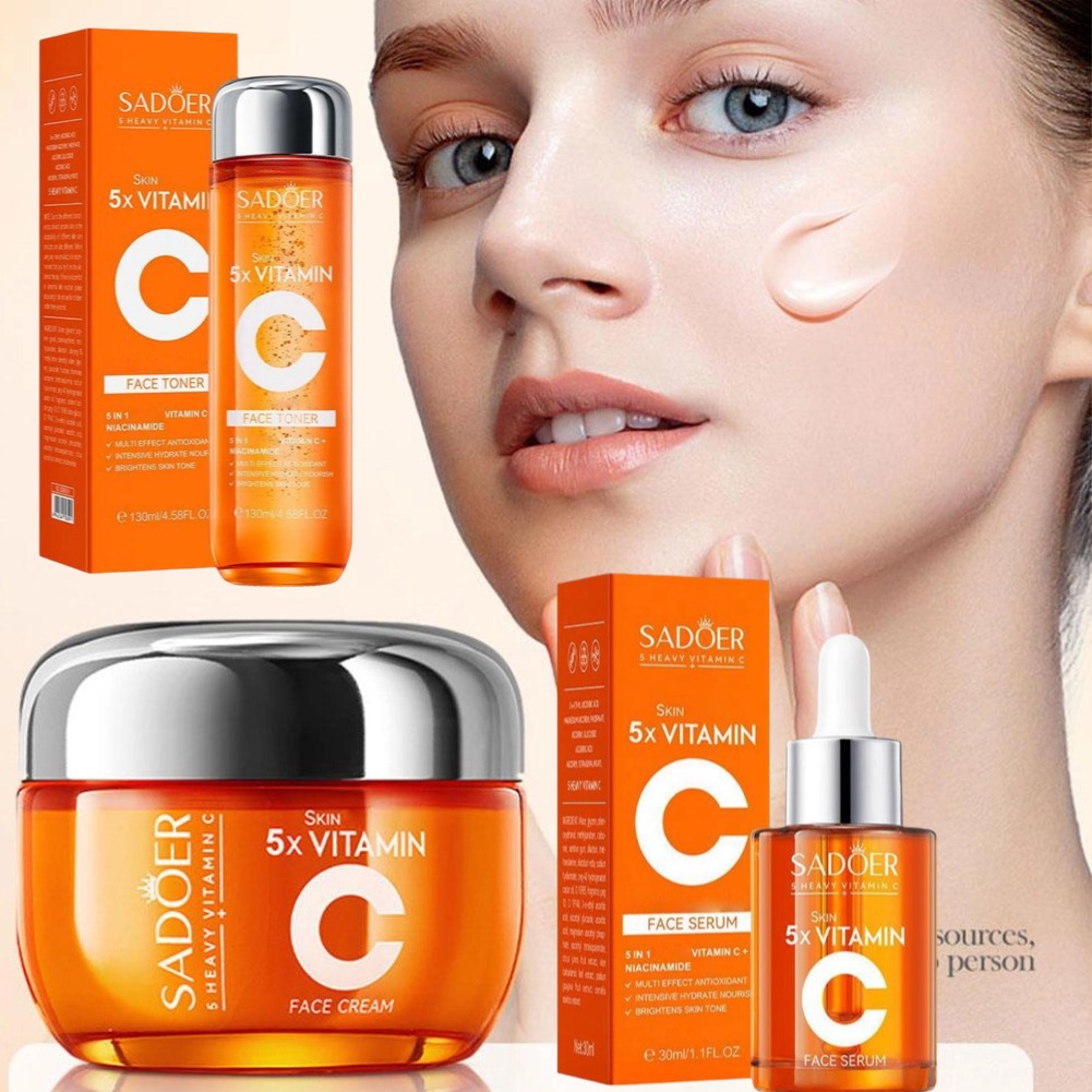 Set Perawatan Kulit Vitamin C  - Skincare Garnier ulasan dan harga